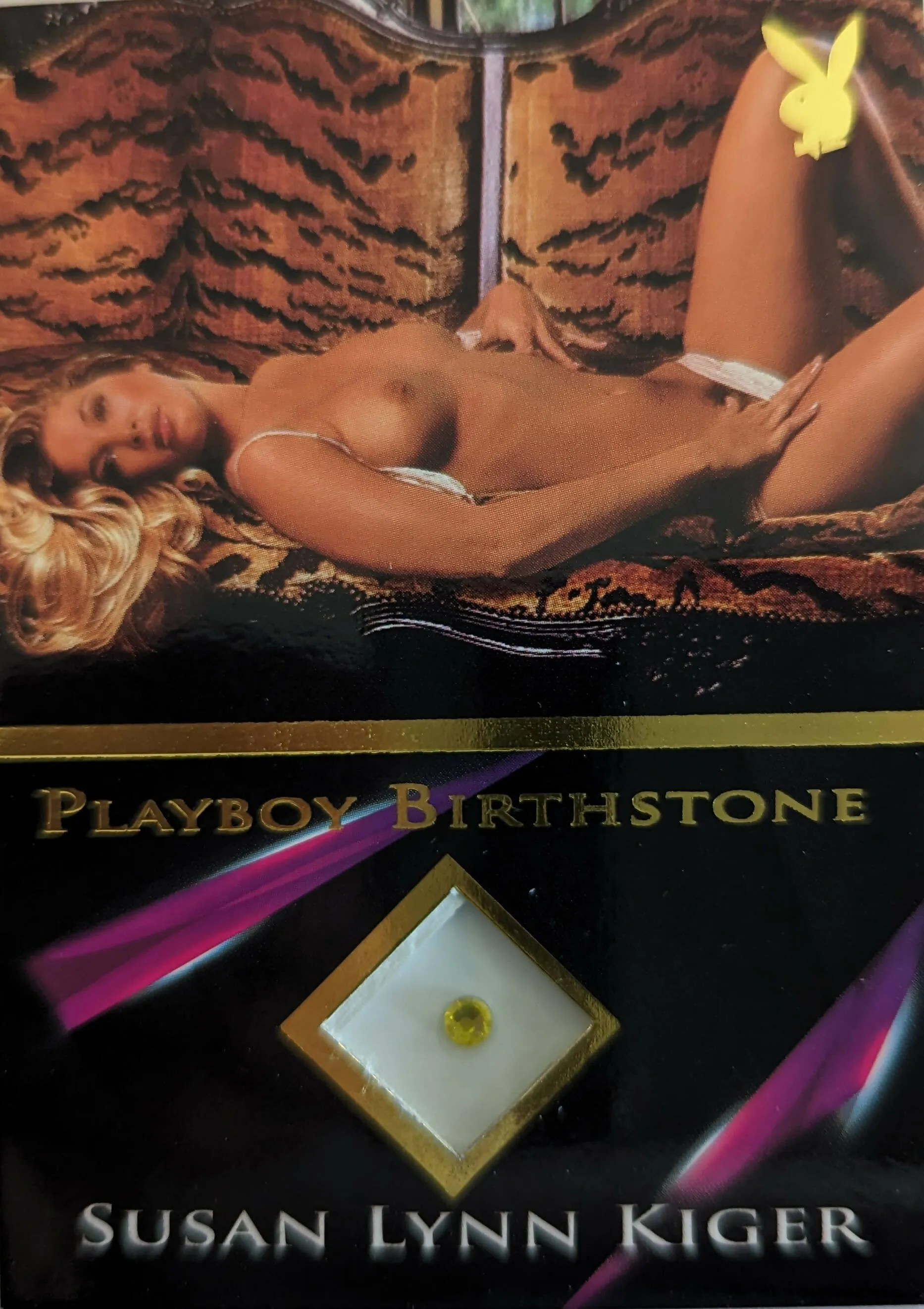 PLAYBOY'S SULTRY LACE GOLD BIRTHSTONE SUSAN LYNN KIGER