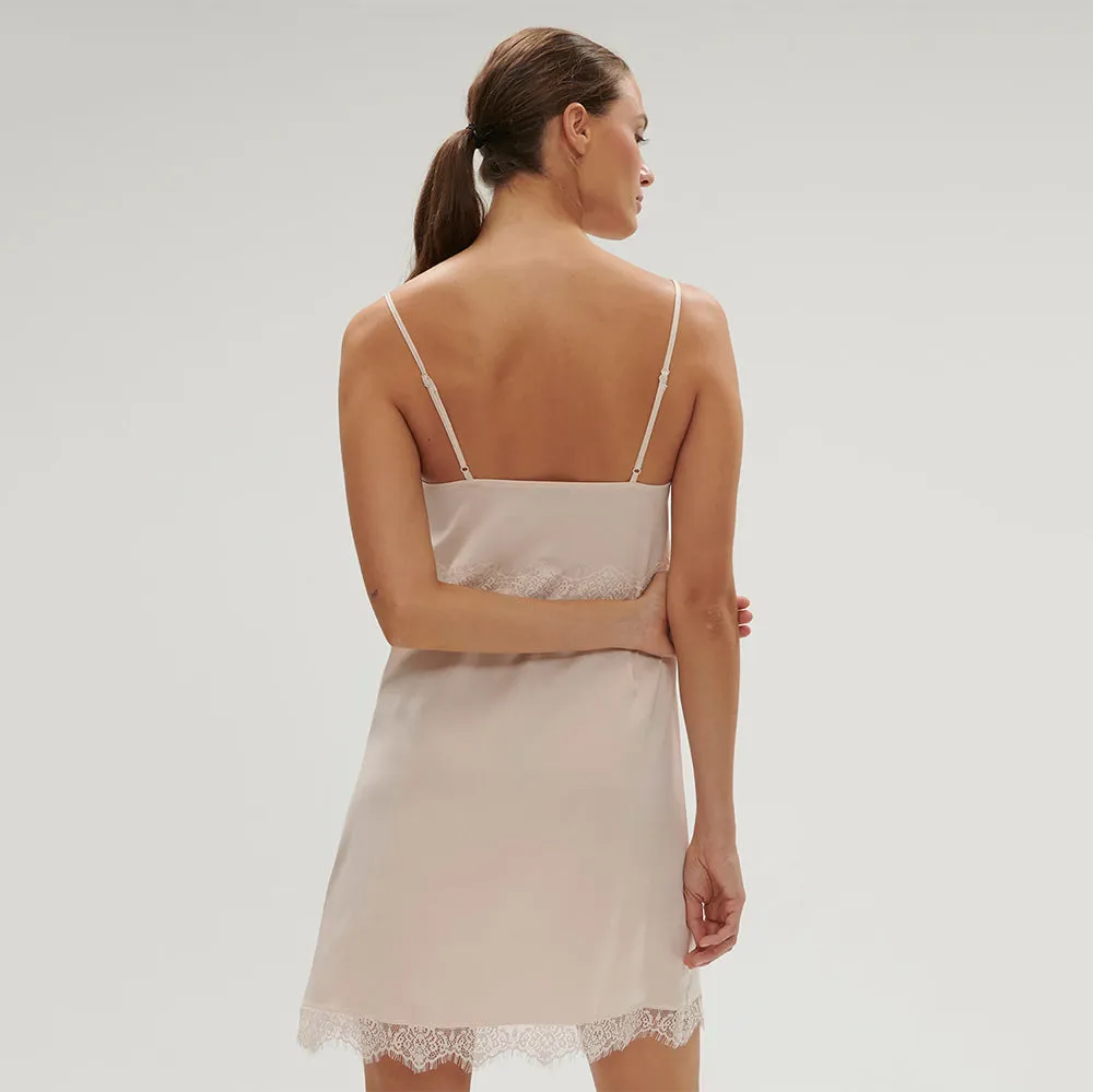 Satin Secrets Sakura Pink Nightdress