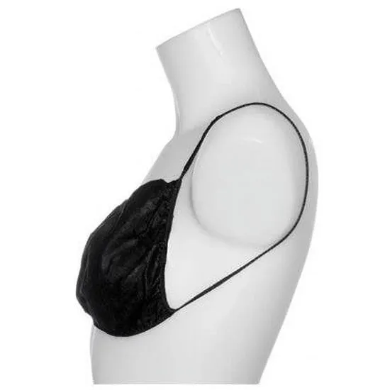 Spa Bra without Back Disposable, Black Color, Large/X-Large Size
