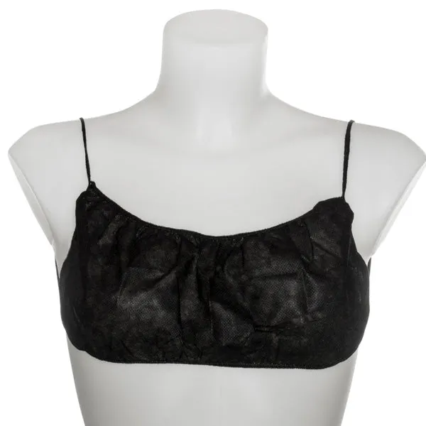 Spa Bra without Back Disposable, Black Color, Large/X-Large Size
