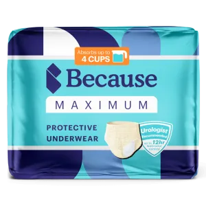 Starter Pack of Premium Plus Maximum Underwear for Women