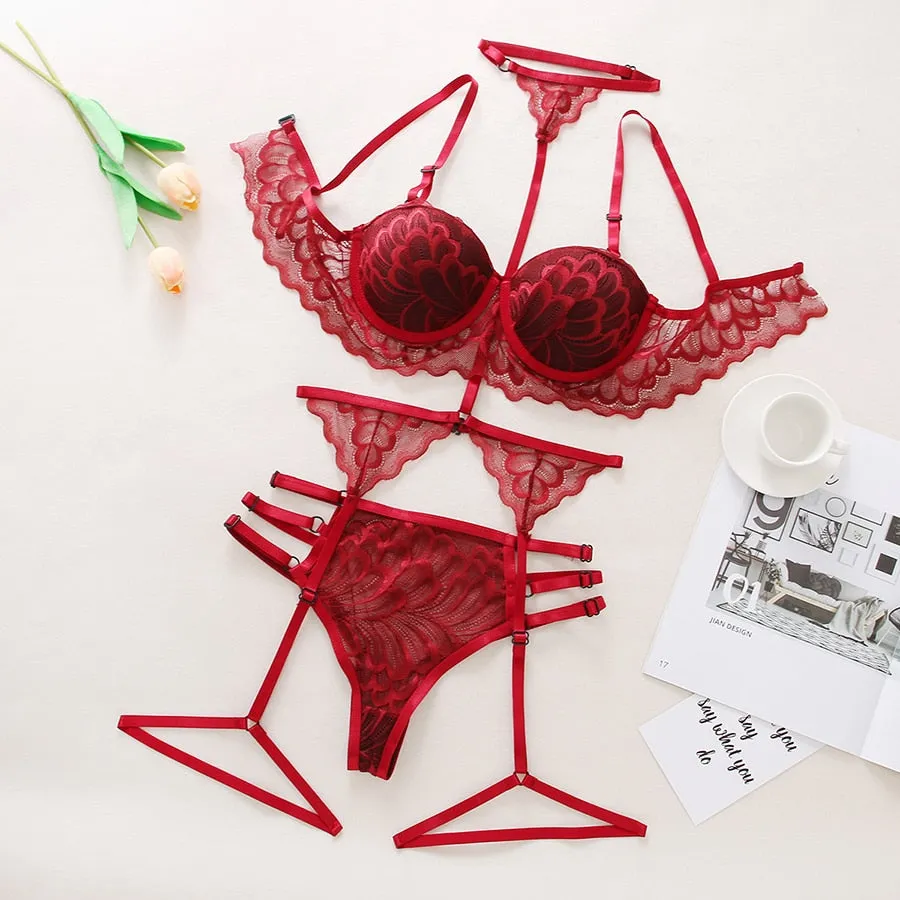 TEEK - Get It Girl Garter Lingerie Set