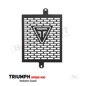 Triumph Speed 400 Radiator Guard (Black Matt) – RD 740 / HT EXHAUST