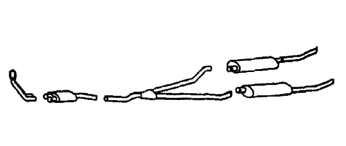 Triumph TR4 Twin (65-66) Stainless Steel Exhaust System