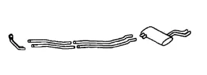 Triumph TR5, TR5 PI , TR6 PI (67-75) Stainless Steel Exhaust System