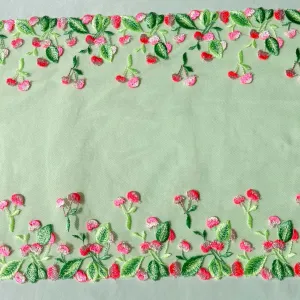 Tulle Lace #401 - Cherry Lime Pop- 10"