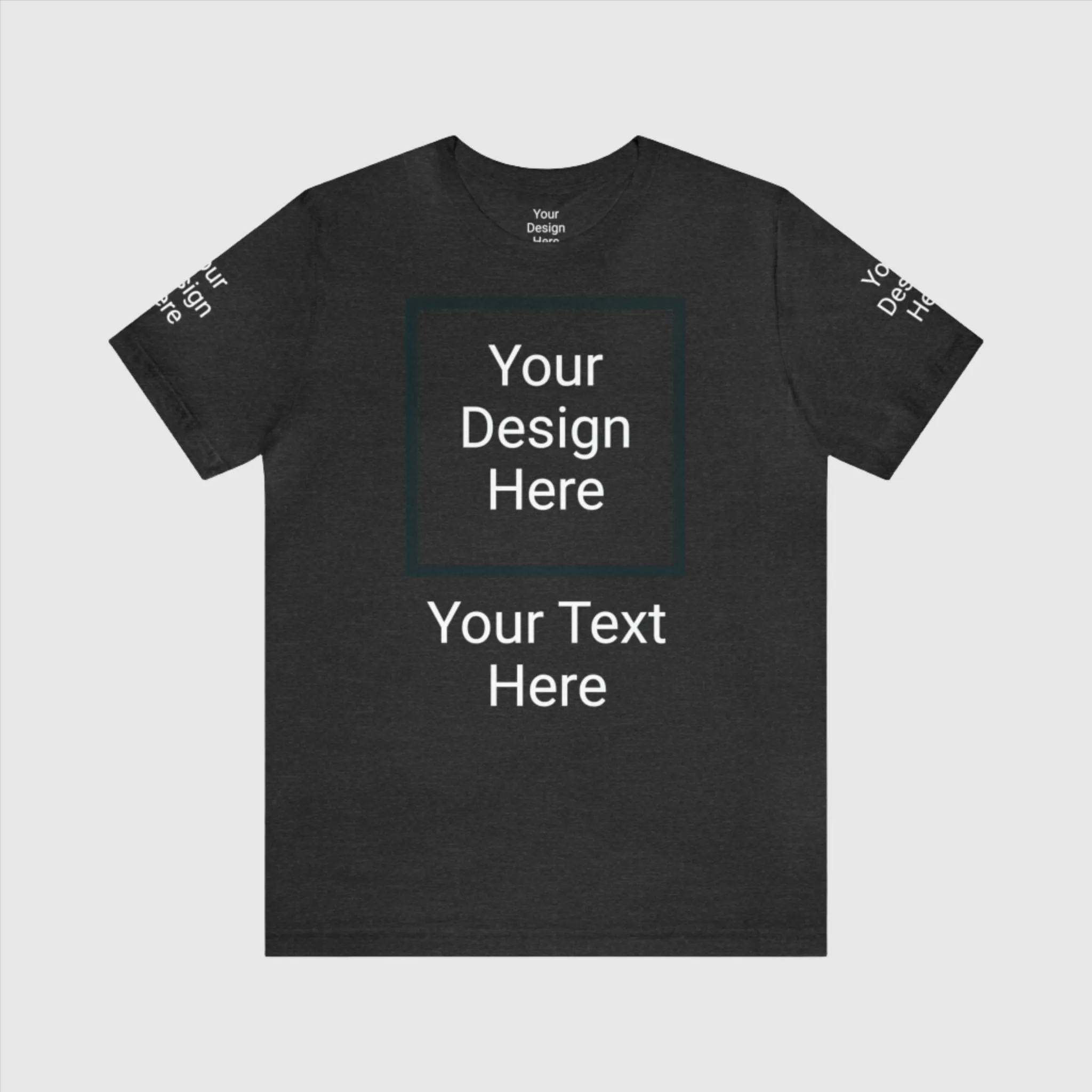 Unisex Personalized Jersey Short Sleeve Tee T-Shirt | Bella Canvas 3001