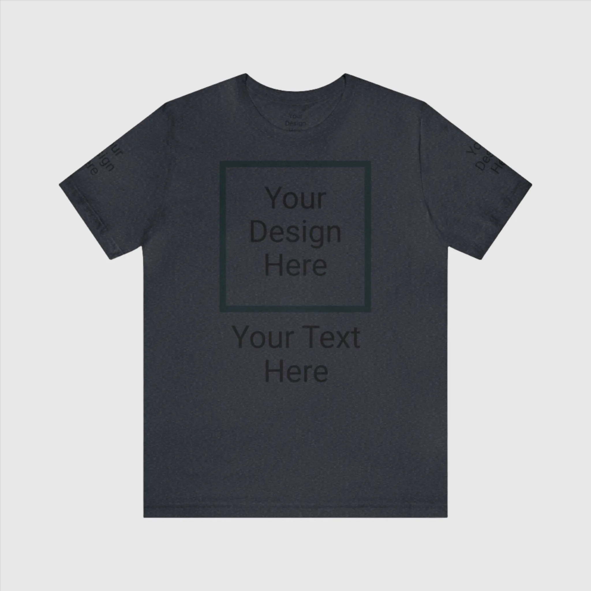 Unisex Personalized Jersey Short Sleeve Tee T-Shirt | Bella Canvas 3001