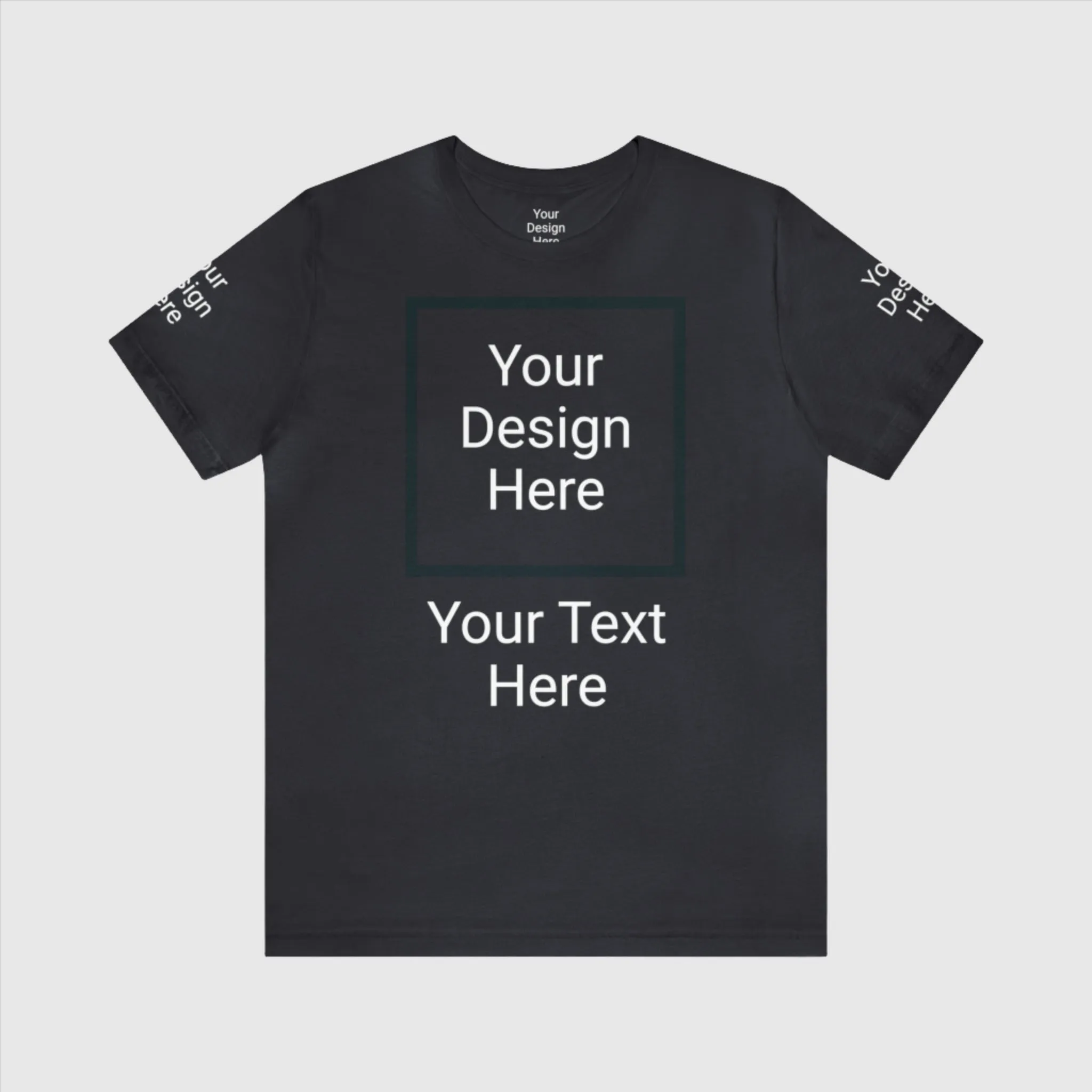 Unisex Personalized Jersey Short Sleeve Tee T-Shirt | Bella Canvas 3001