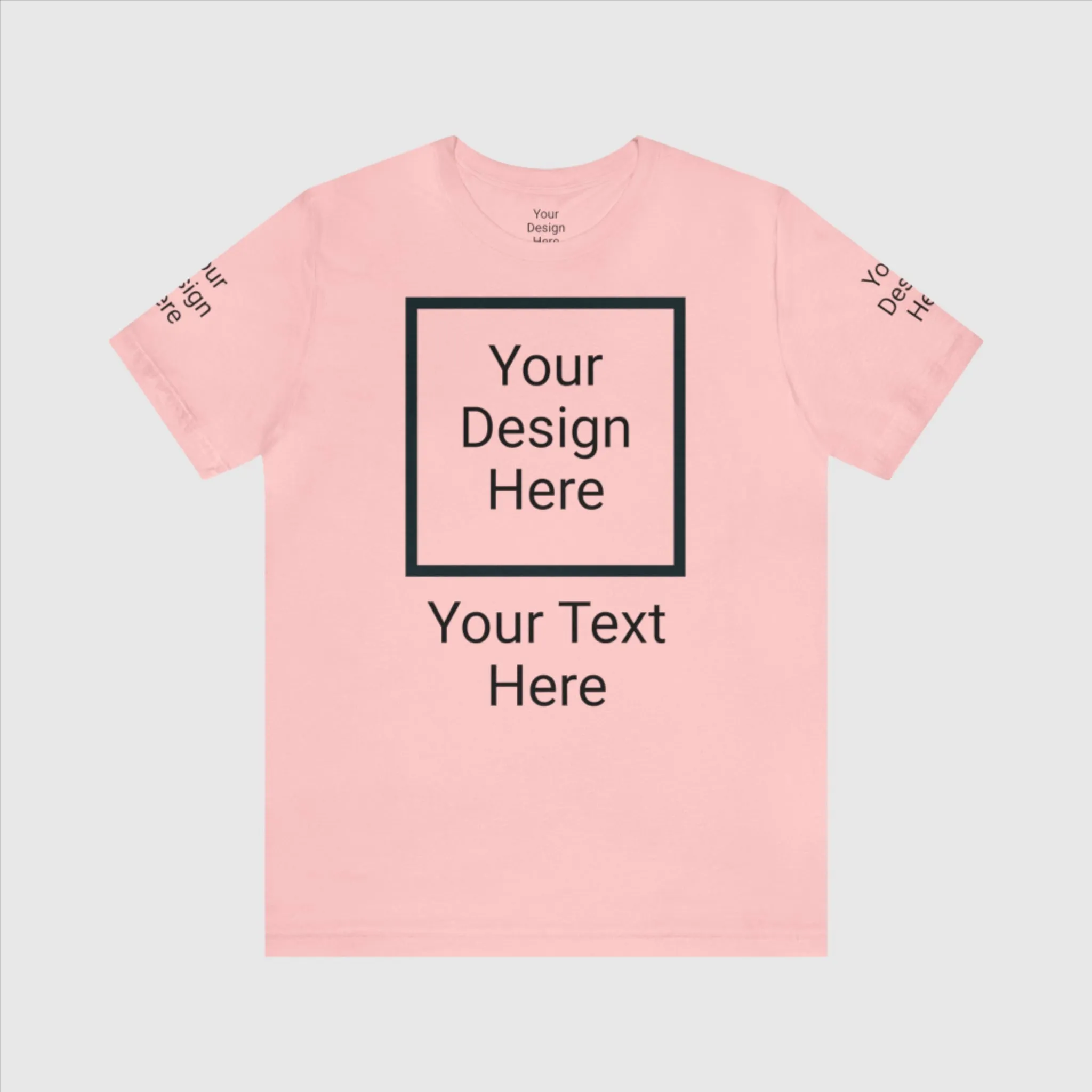 Unisex Personalized Jersey Short Sleeve Tee T-Shirt | Bella Canvas 3001