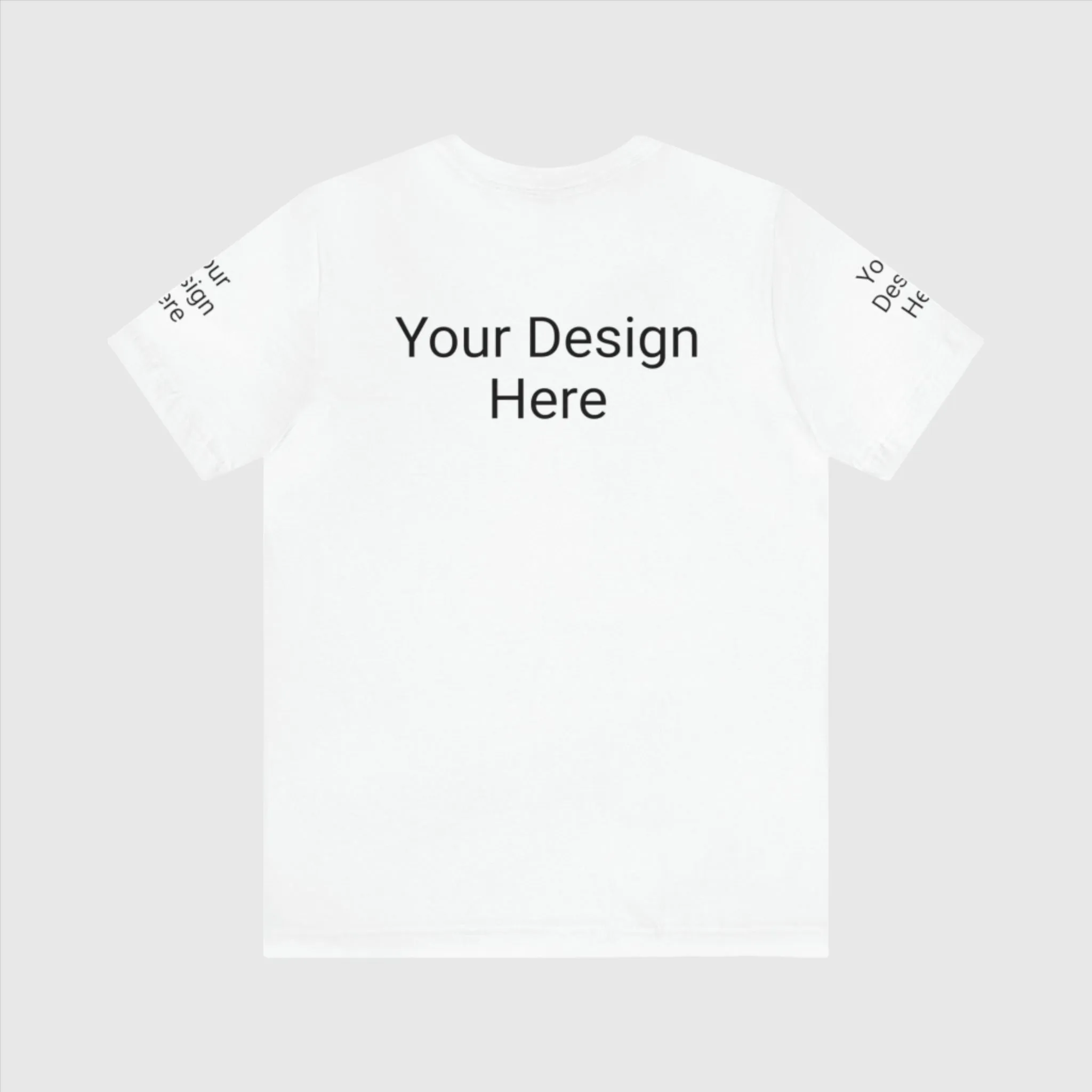 Unisex Personalized Jersey Short Sleeve Tee T-Shirt | Bella Canvas 3001