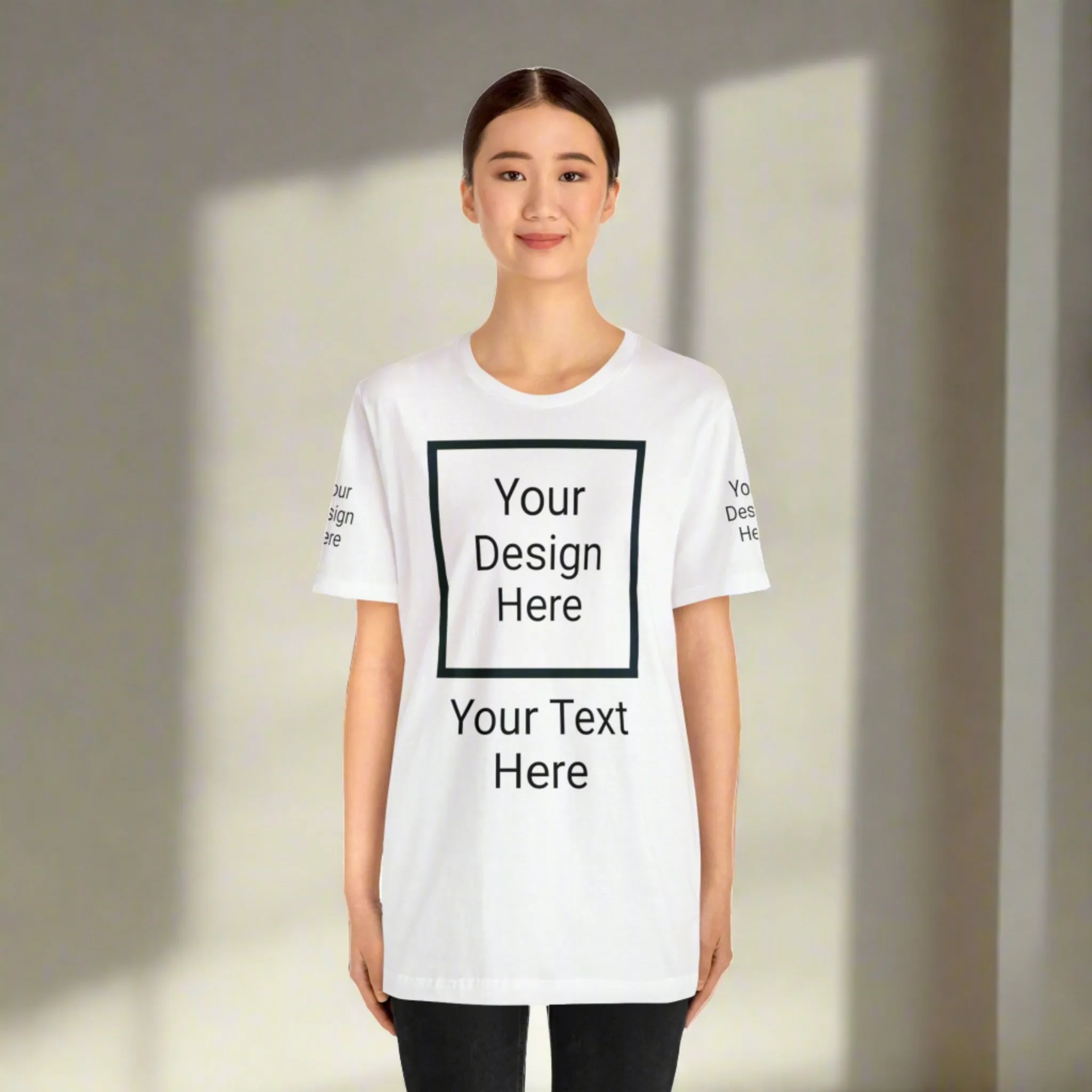 Unisex Personalized Jersey Short Sleeve Tee T-Shirt | Bella Canvas 3001