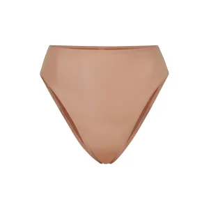 WET JERSEY HIGH WAISTED BRIEF | SIENNA