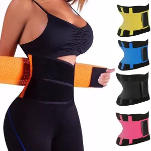 Women Body Shapers Unisex Waist Cincher Trimmer Tummy Slimming Belt Latex Waist Trainer Woman Postpartum Corset Shaper