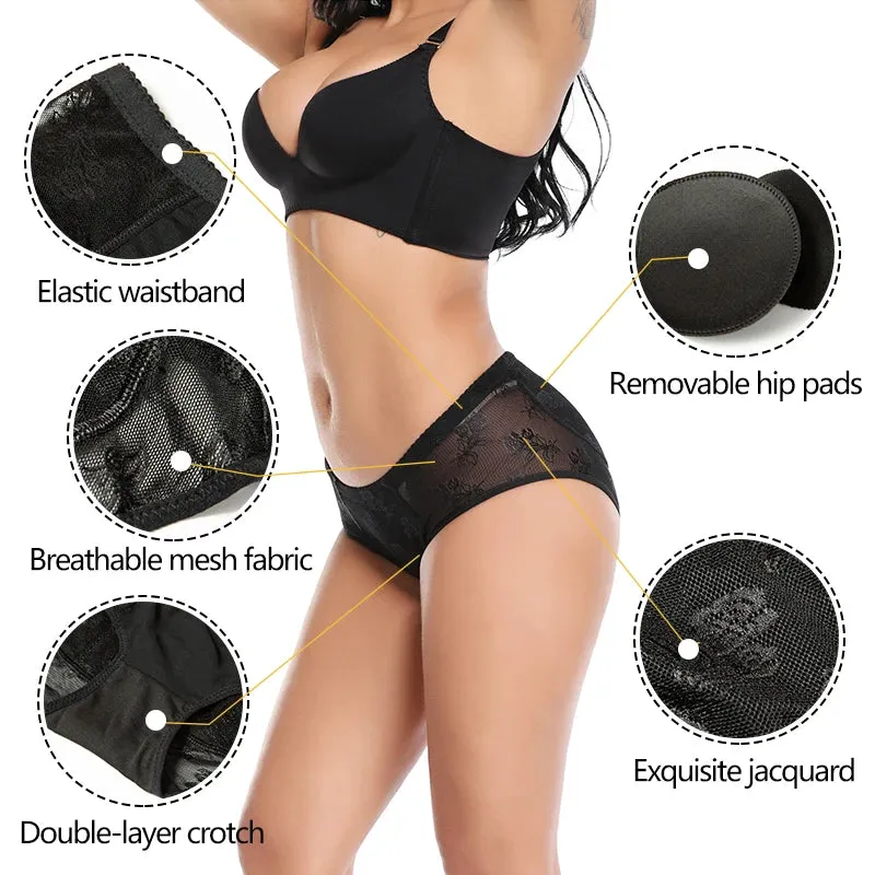 Women's Shaper Butt Padded Panty Booty Lifter Hip Enhancer