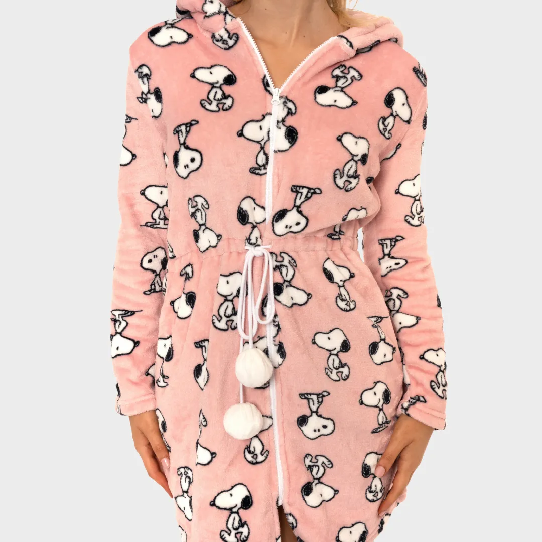 Womens Snoopy Dressing Gown